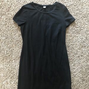 Old Navy black t-shirt dress